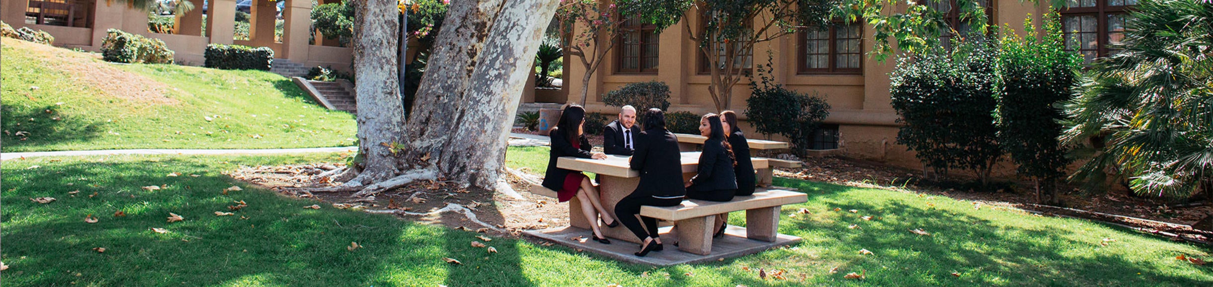 Graduate students at School of Business